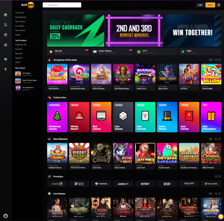 Slothub Casino, ανασκόπηση και αξιολογήσεις 2024. Invdo.com - κριτικές ...